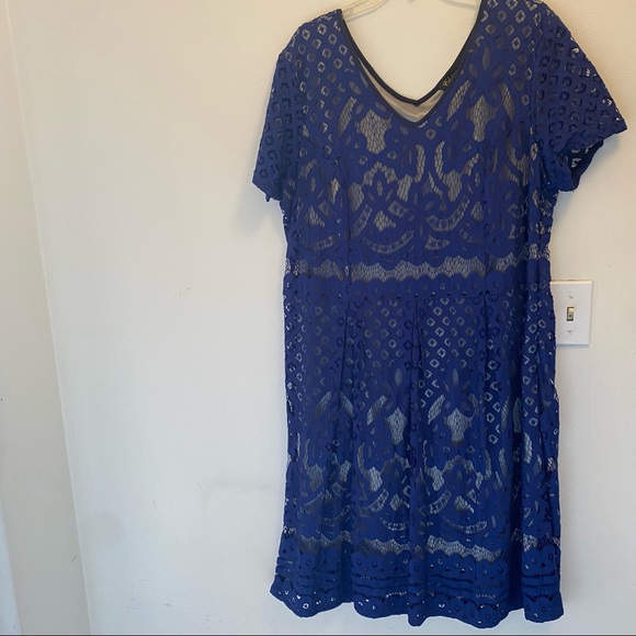 chic Dresses & Skirts - Royal Blue Lace Cocktail Dress